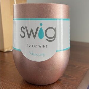 Swig 12 oz Wine Tumbler - Rose Gold